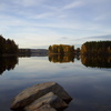 Der See Varpan im Herbst, Dalarna (Bild: privat)